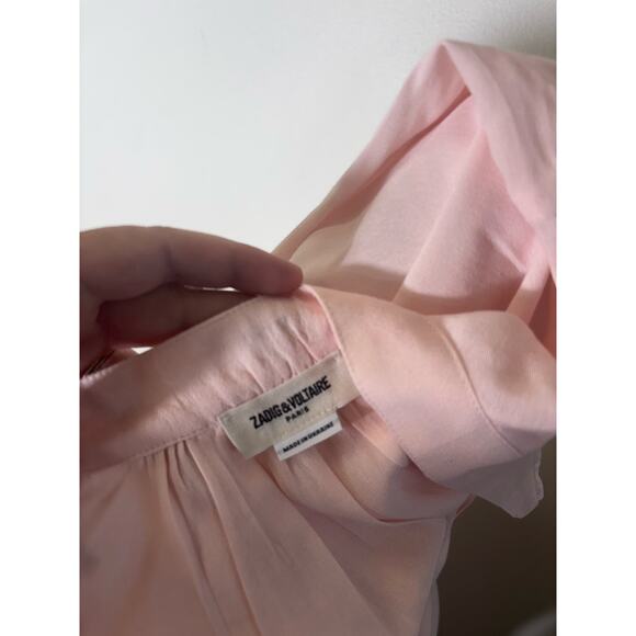 Zadig and Voltaire Long Sleeve Tunic Style Top Sz XS - Picture 4 of 4